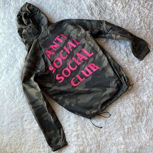 Anti Social Social Club Mak Camo Anorak
